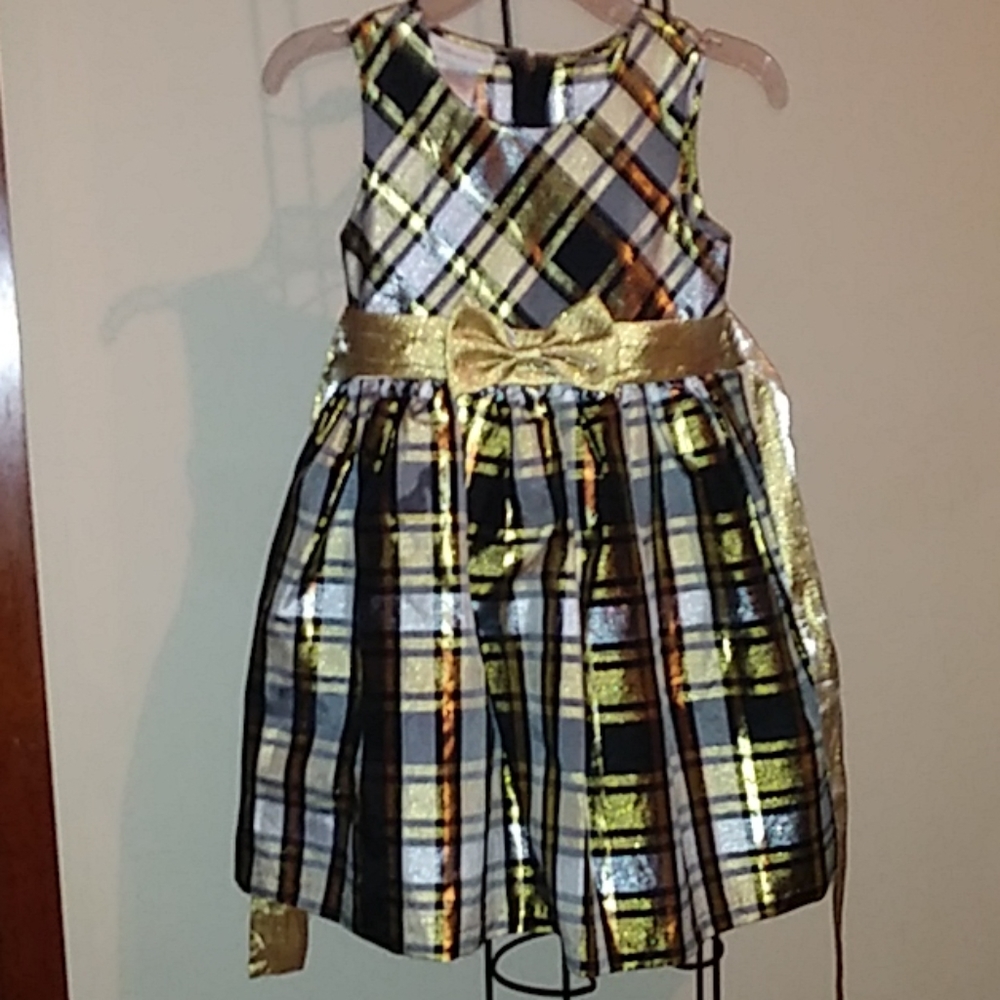 Beautiful gold and black children's dress